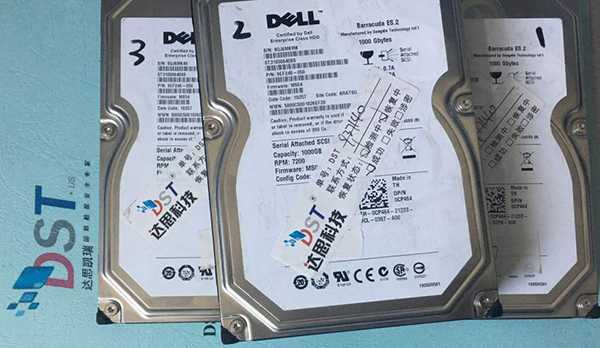 Dell server T410 three hard disk RAID5 data recovery success