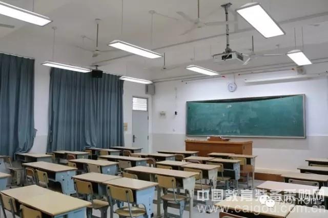 Xiamen Foreign Language School classroom lighting renovation