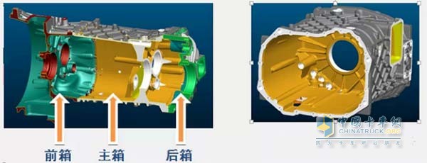 Hanma gearbox full open structure and housing