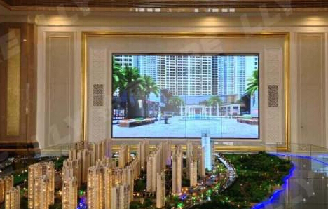 Application of BOC Technology LCD Splicing Large Screen in Real Estate Industry