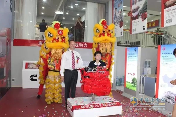 The Cummins powered display area in the store was officially unveiled on the opening day