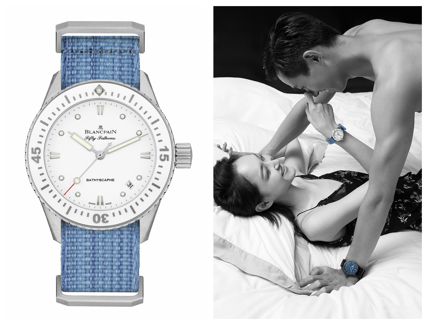 Blancpain broaden the remodeling concept on the table Couple: Love is always curious about you