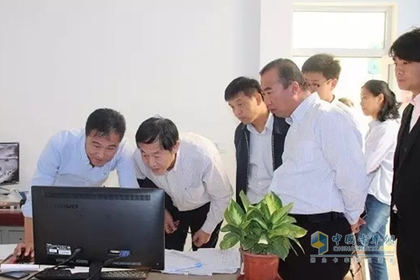 Wei Anli and his delegation visited the wireless video surveillance management system