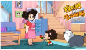 "Marshmallow and Cloud Mom" â€‹â€‹CCTV Children are broadcasting