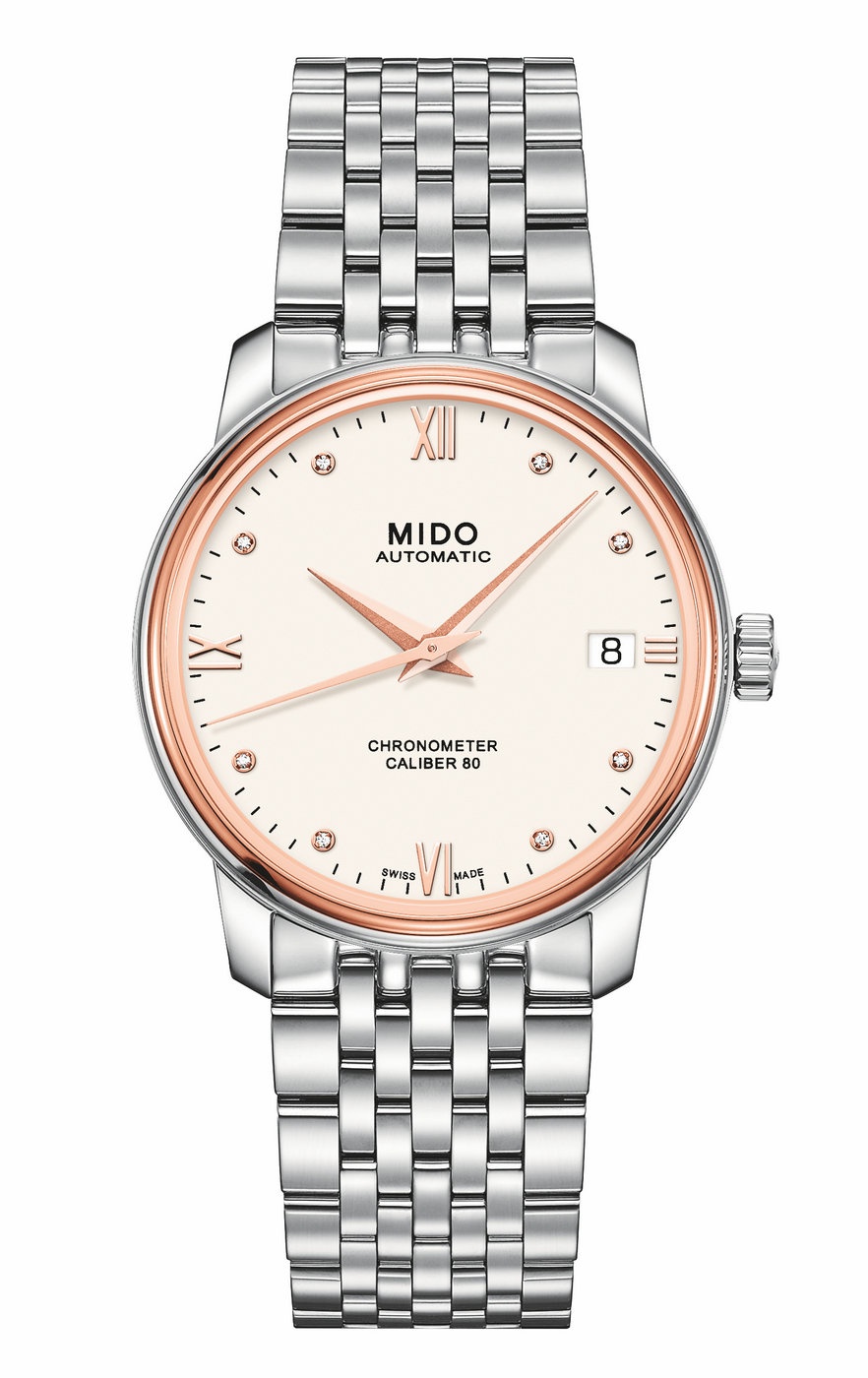 Swiss Mido Beirut Seir series watch market listed first equipped with Si Haomi Si Observatory certification Caliber 80 long kinetic energy storage watch