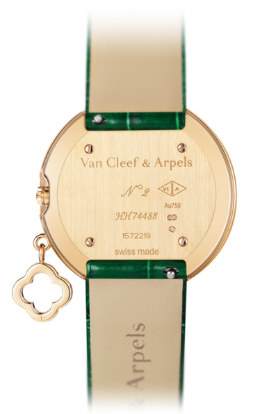 Van Cleef & Arpels brand new Charms Malachite watch