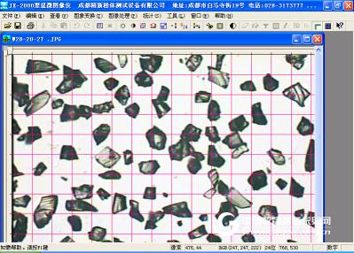 Microscope image analyzer field of use and software features