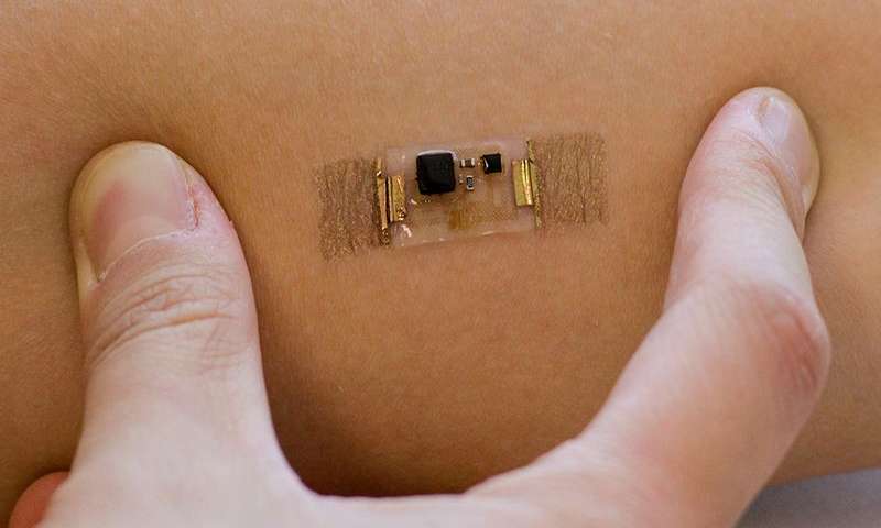 Scientists have developed small skin band-aid medical devices