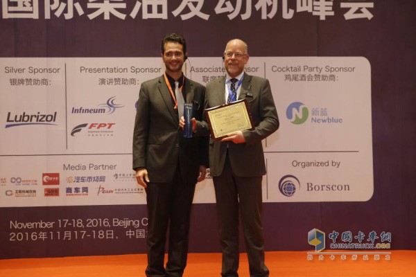 Right: Rinaldo Caprotti, Chief Engineer, Run Inline Fuel Additives