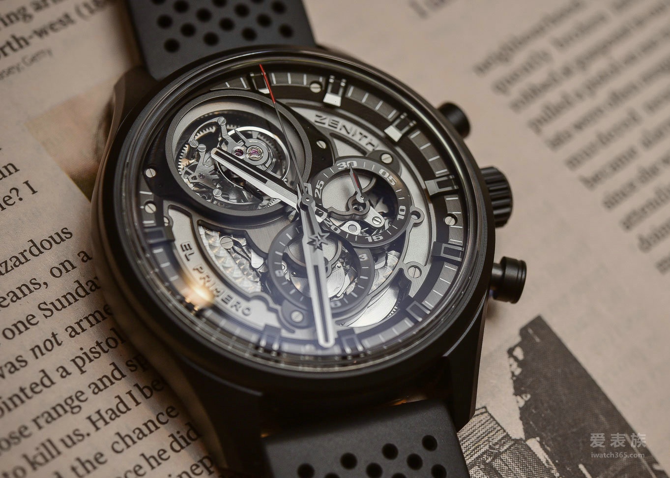 Dark side of El Primero - Genuine El Primero series tourbillon hollow chronograph