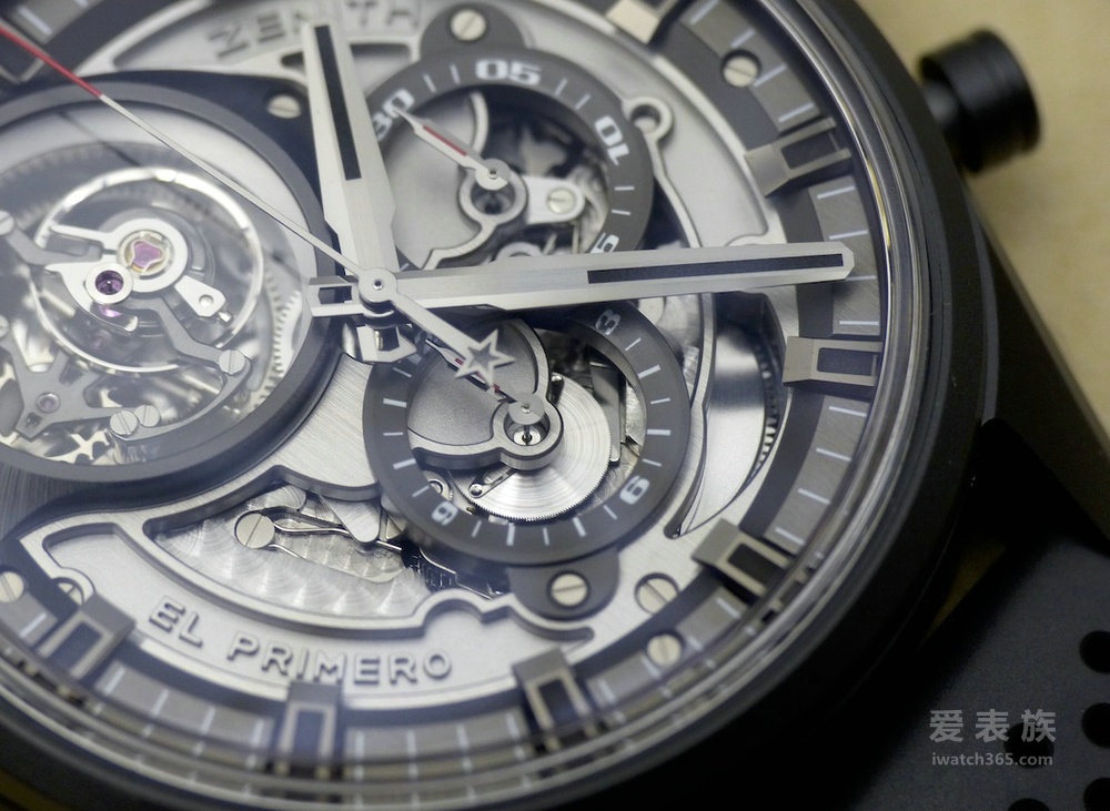 Dark side of El Primero - Genuine El Primero series tourbillon hollow chronograph