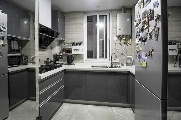 The rational space of high-grade gray as the main color, simple and clear, simple and simple