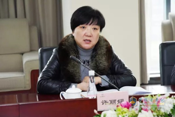 Xu Lijuan, General Manager of Hubei Sanhuan Special Purpose Vehicle Company