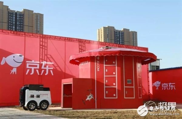 Jingdong unmanned wisdom distribution station: drones play a big role