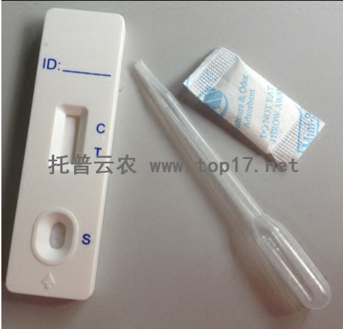 Transgenic seed test strip