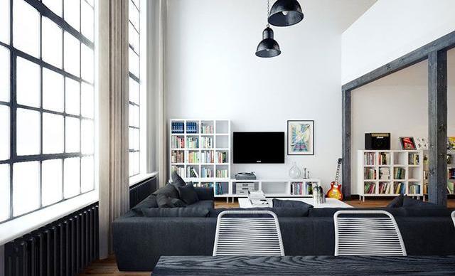 Resolute loft minimalist style decoration A clear visual experience