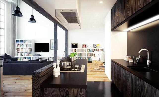 Resolute loft minimalist style decoration A clear visual experience