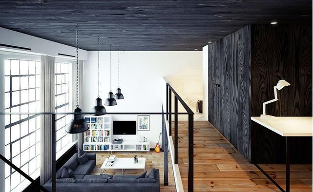 Resolute loft minimalist style decoration A clear visual experience