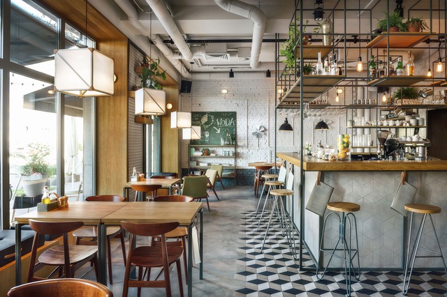 The aesthetic style of the retro industrial feel, the space is full of vitality and fun.