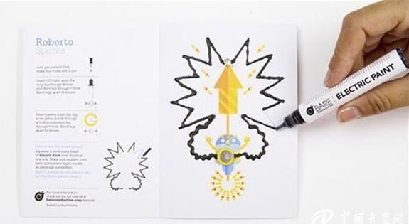 Conductive "ink" makes circuit printing possible