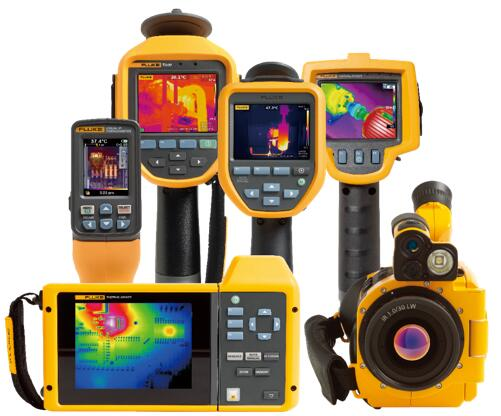 Handheld infrared camera is used to detect blast furnace air supply branch pipe