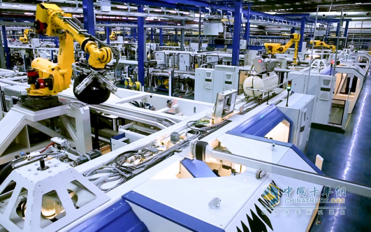 Intelligent tire enterprise production line