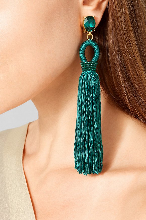 Spring to buy exaggerated large earrings