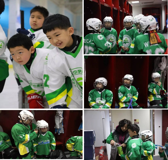 Why are these two primary school ice hockey teams being interviewed by Xi Jinping?