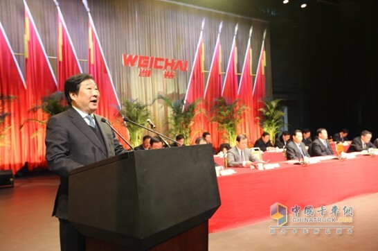 Twelfth National People's Congress and Weichai Group Chairman Tan Xuguang