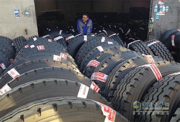 One-quarter of rubber tires exported from the first category of export processing products in the western city of Shandong
