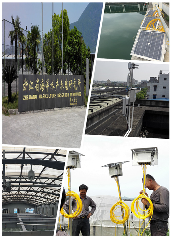 Installation and commissioning of the aquatic product monitoring system of Zhejiang Marine Aquaculture Research Institute