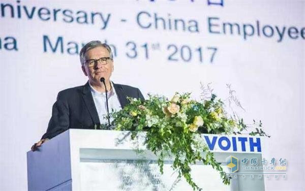 Voith President and CEO Dr. Herbert Lindhard