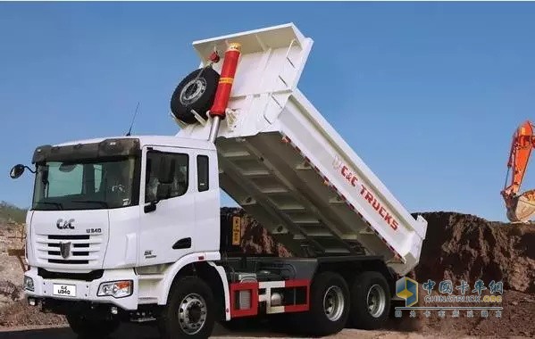 Combined truck 6X4 lightweight dump