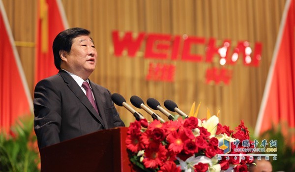 Chairman of Shandong Heavy Industry Group and Chairman and CEO of Weichai Power Tan Xuguang