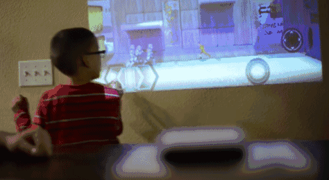 Projector Black Technology: Turn any surface into a touch screen