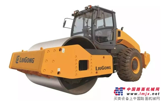 Liugong full hydraulic single-drive road roller technology leading energy efficient