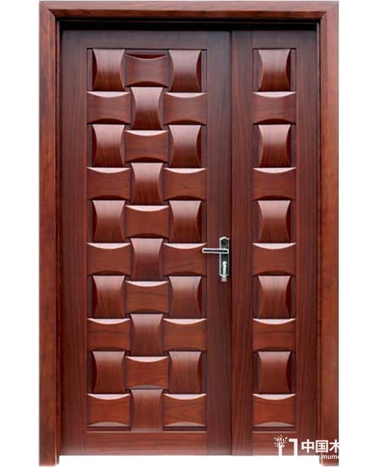 Interior wooden door