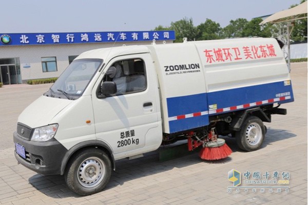 Zoomlion's electric electric sanitation vehicle successfully delivered