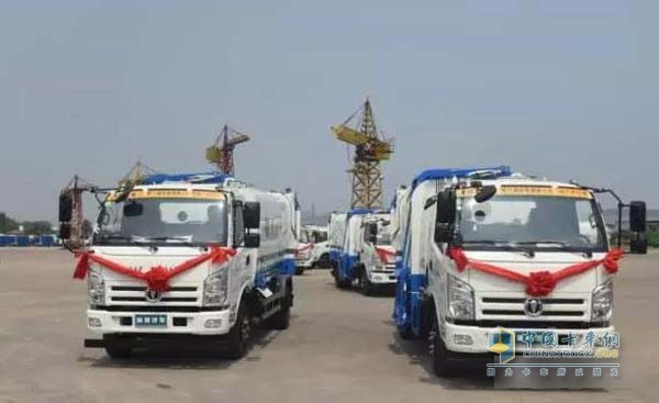 Wu Zheng sanitation equipment products sent to the market