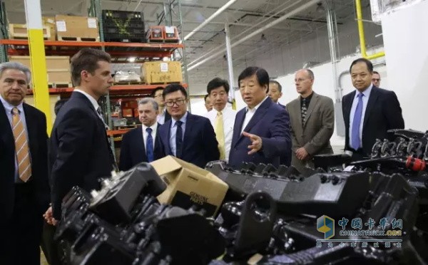 Inspecting Weichai North America factory