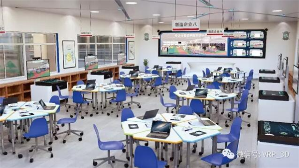 3D smart classroom, holographic business classroom for smart classroom solutions