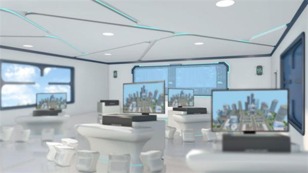 3D smart classroom, holographic business classroom for smart classroom solutions