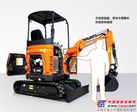 The future of small equipment | Doosan Super Mini excavator DX17z hits!