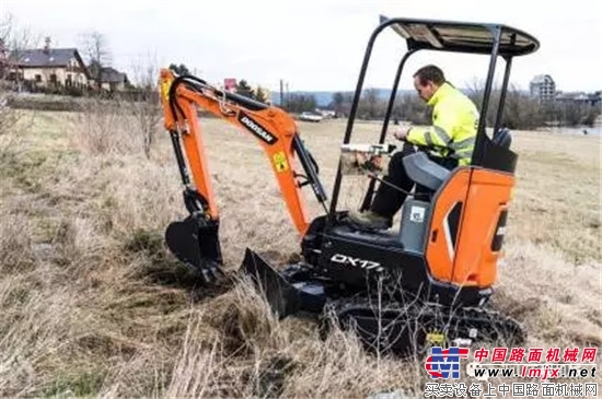 The future of small equipment | Doosan Super Mini excavator DX17z hits!