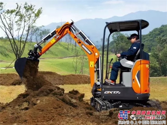 The future of small equipment | Doosan Super Mini excavator DX17z hits!