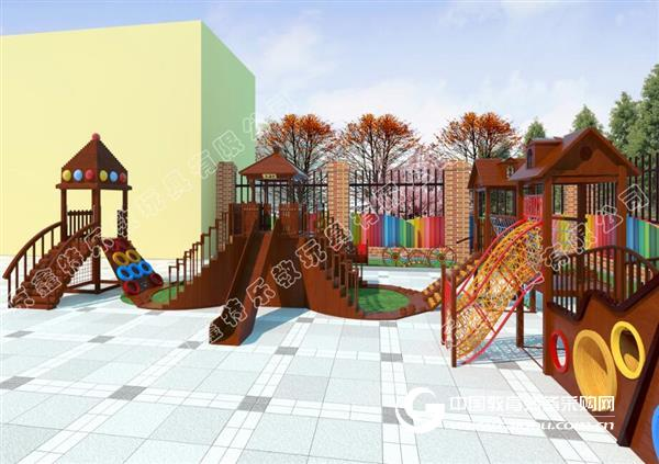 Advantages of large outdoor solid wood toys