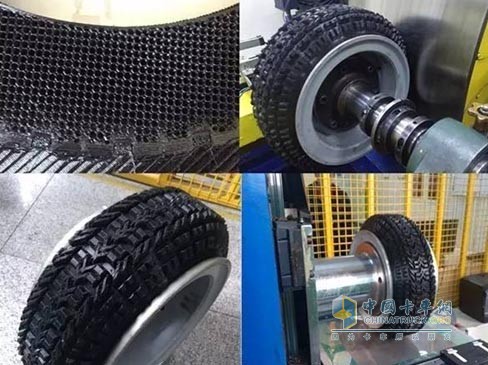 Exquisite tire 3D printing polyurethane tires, and completed the corresponding test