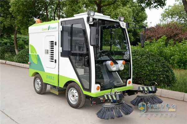 Pure electric sanitation car