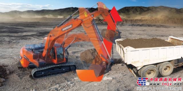 Take the first step of Doosan DX215-9C to win the winner of life