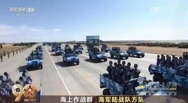 The four transmissions independently developed by the Fast Group are more than 200 car parade cars and more than 500 military parade trains of Shaanqi, China National Heavy Duty Truck, Hantec, and Dongfeng Warriors and participated in drills and logistics support.